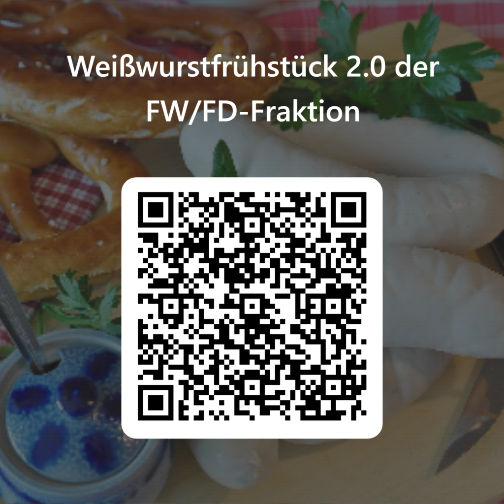 QR-Code für die Einladung zum Weißwurtsfrühstück 2.0